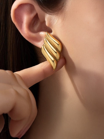 Stainless Steel Anti Tarnish Quirky Stud Earrings