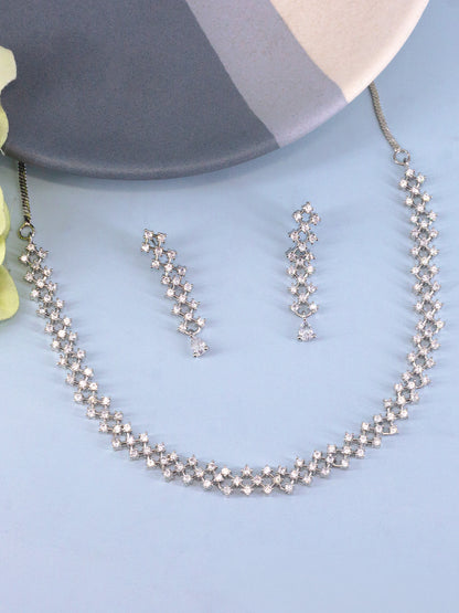 Silver Plated Minimal Jewellery Set for Women