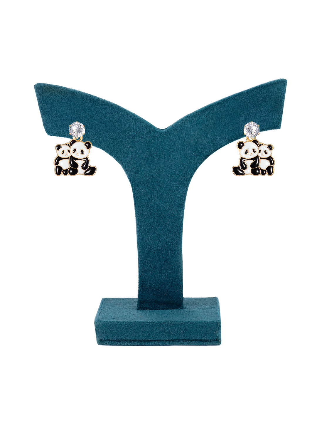 AD Cute Panda Earrings For Women and Girls