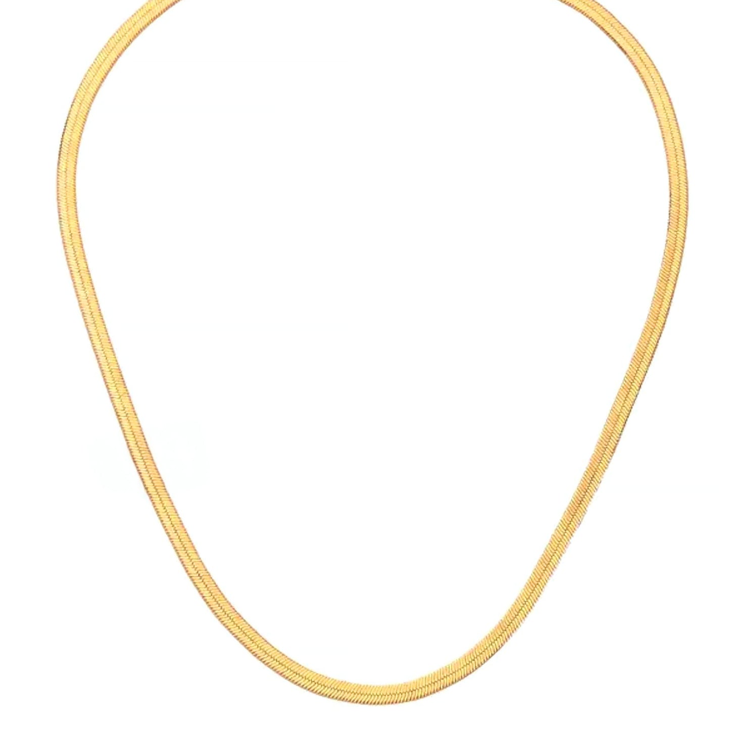 Minimal Stainless Steel Snake Chain Necklace