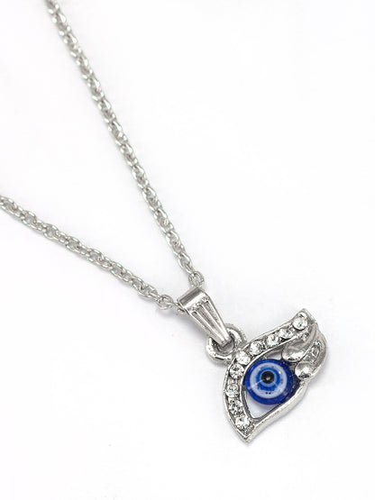 Pack of 4 Black & Blue Pendants & Earrings Set Gift For Girls