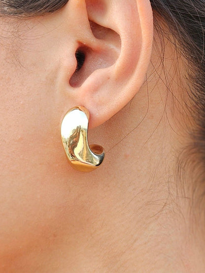Chunky Doom Stud Earrings