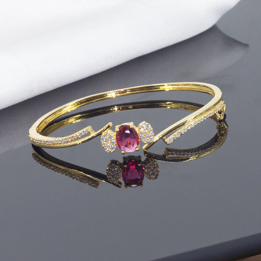 Red AD Statement Bracelet