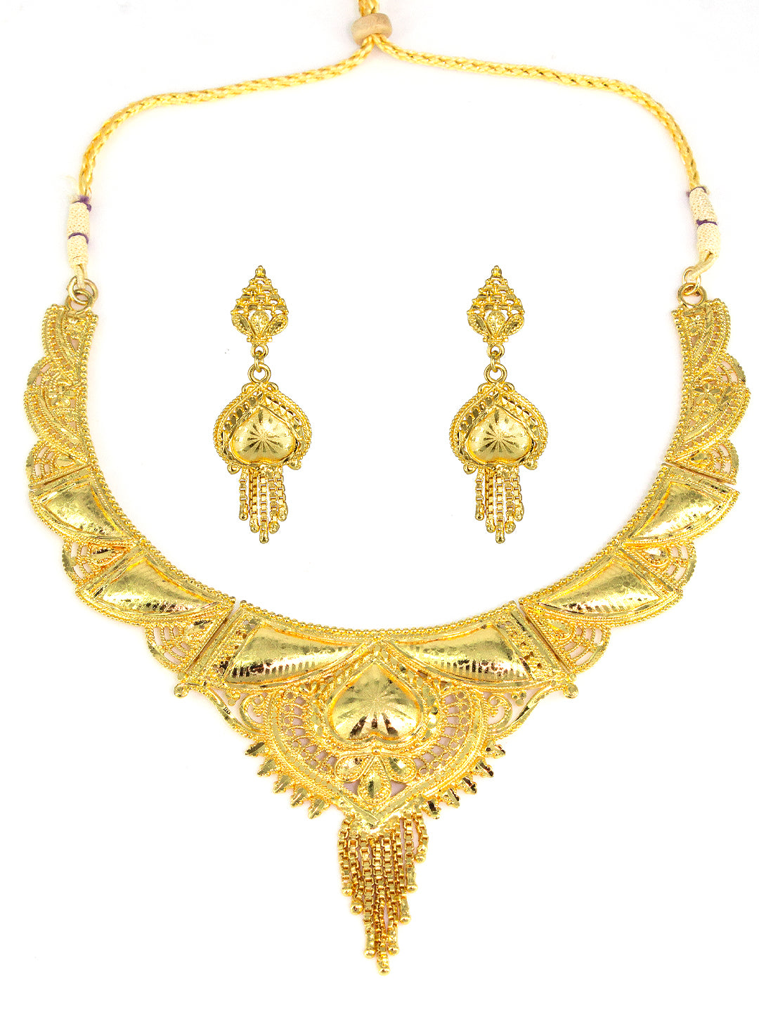 Traditional Gold-Plated Jewellery Set