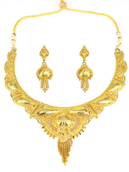 Traditional Gold-Plated Jewellery Set