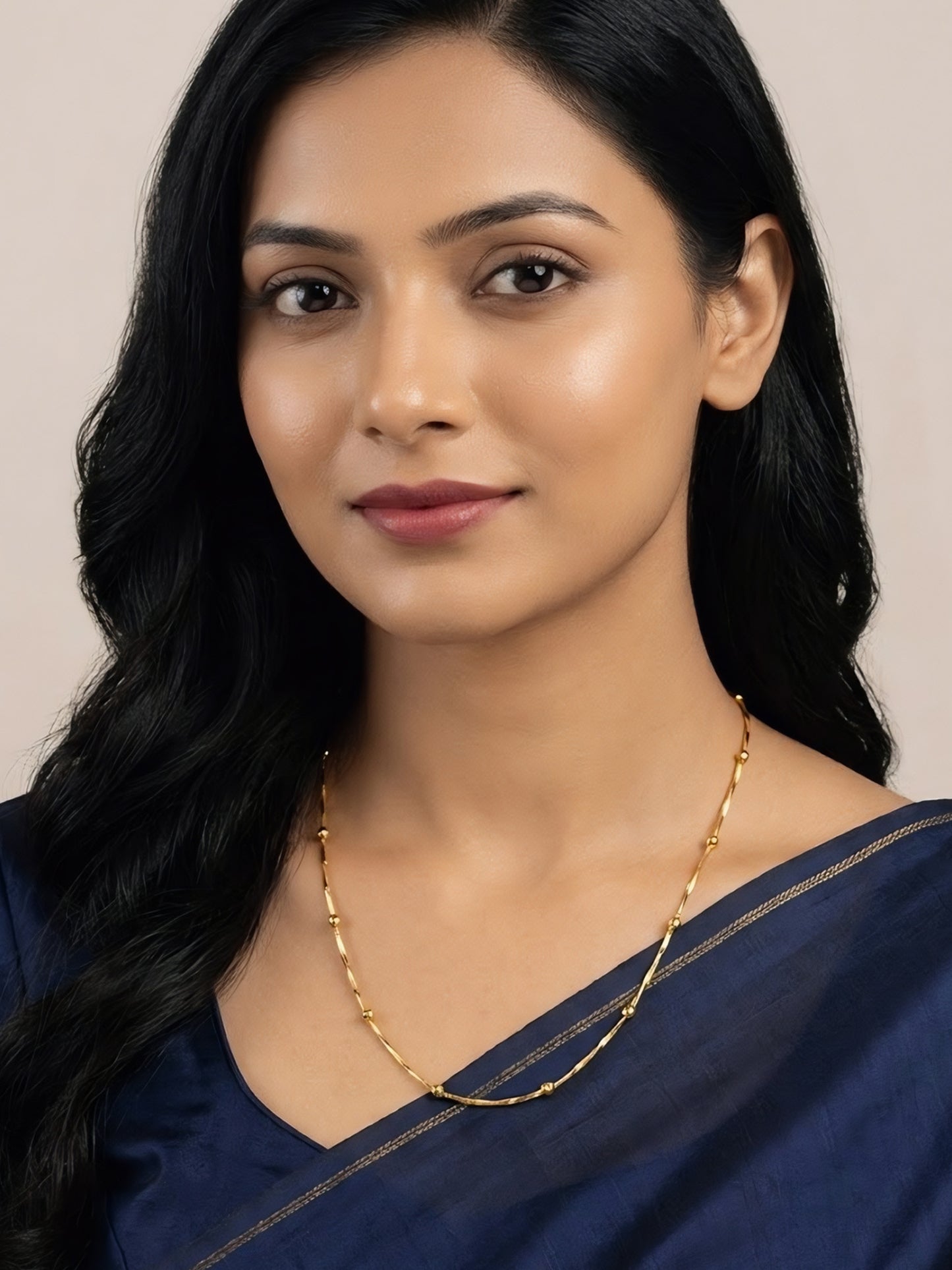 Gold Plated Minimal Chain Necklace for women