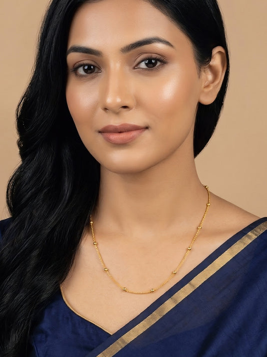 Gold Plated Minimal Chain for women