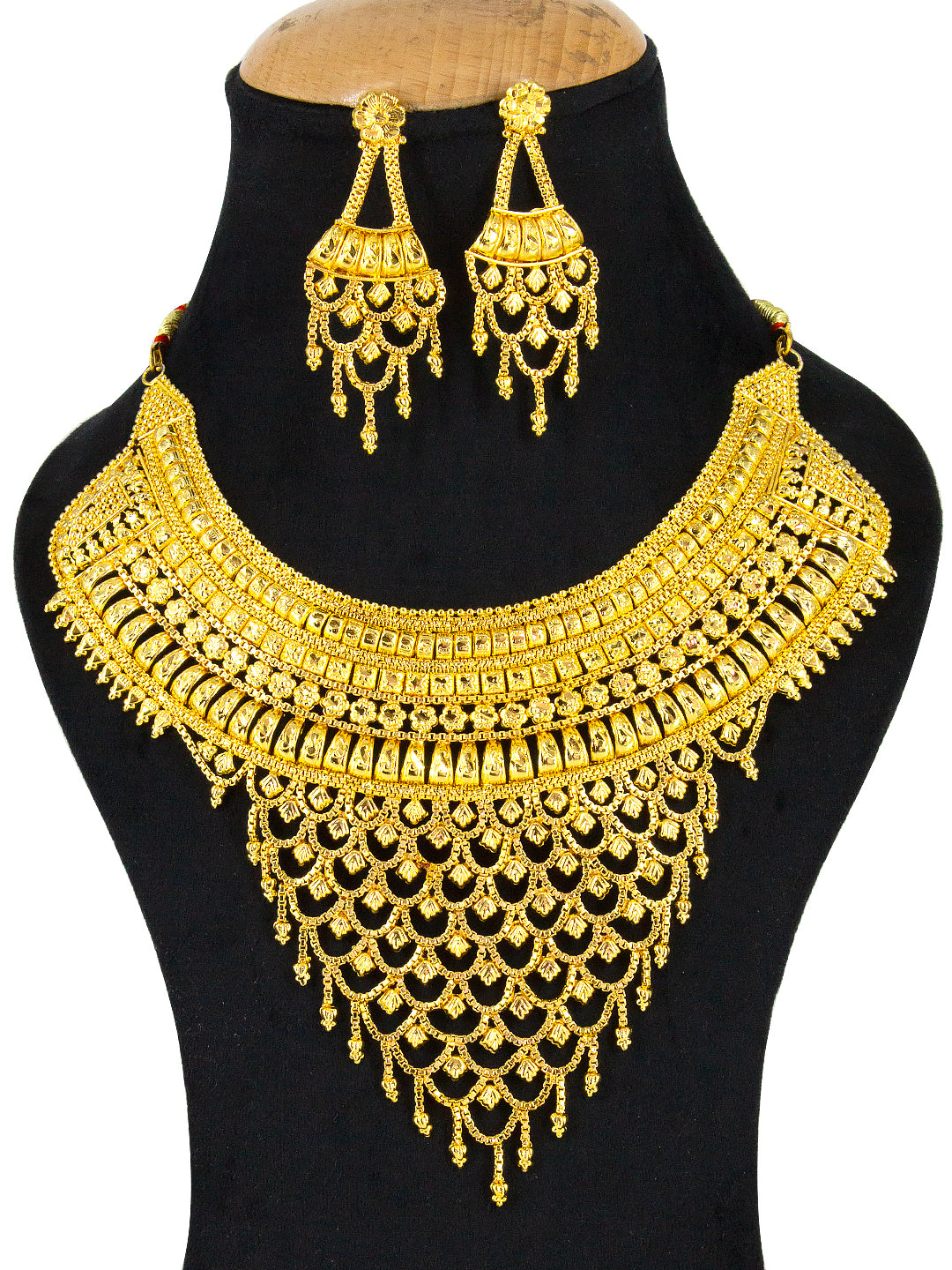Traditional Gold-Plated Bridal Jewellery Set