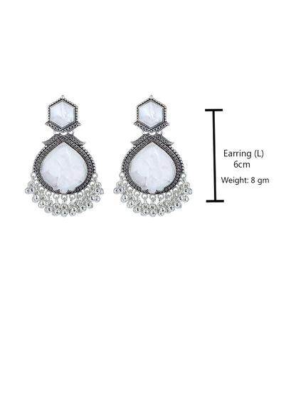 Textured Teardrop Earrings