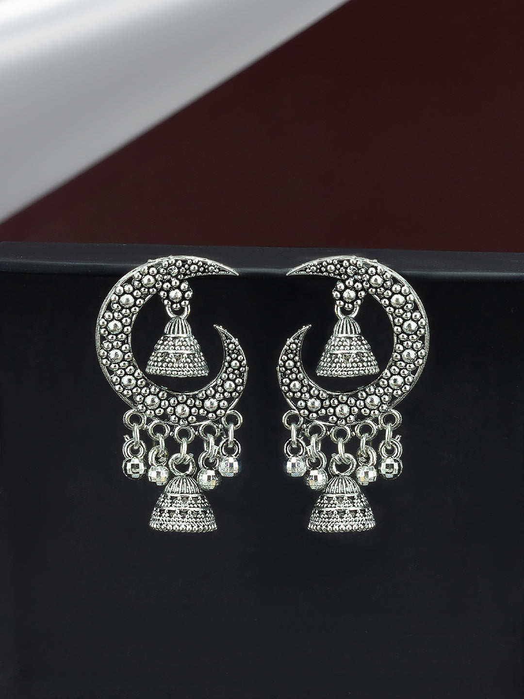 Pack of Eight Jhumki & Drop Earrings