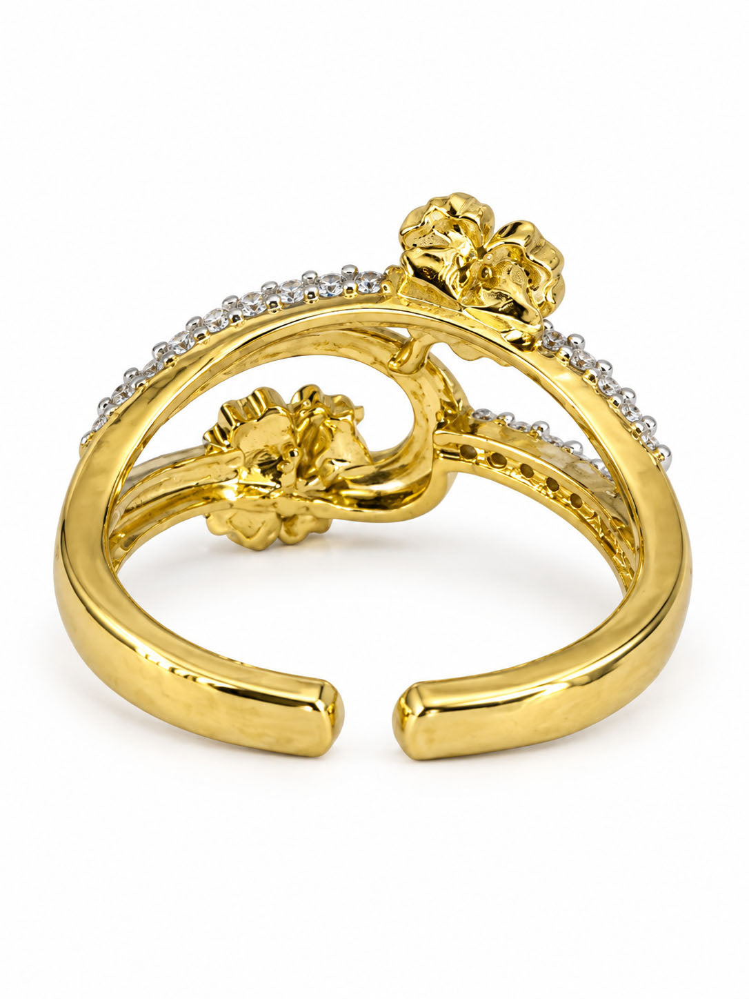 Gold Plated AD Finger Ring for Women