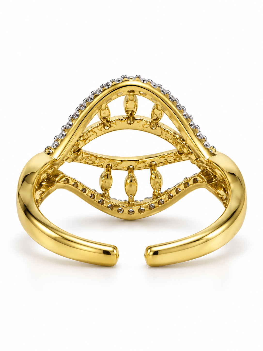 Gold Plated AD Finger Ring for Women