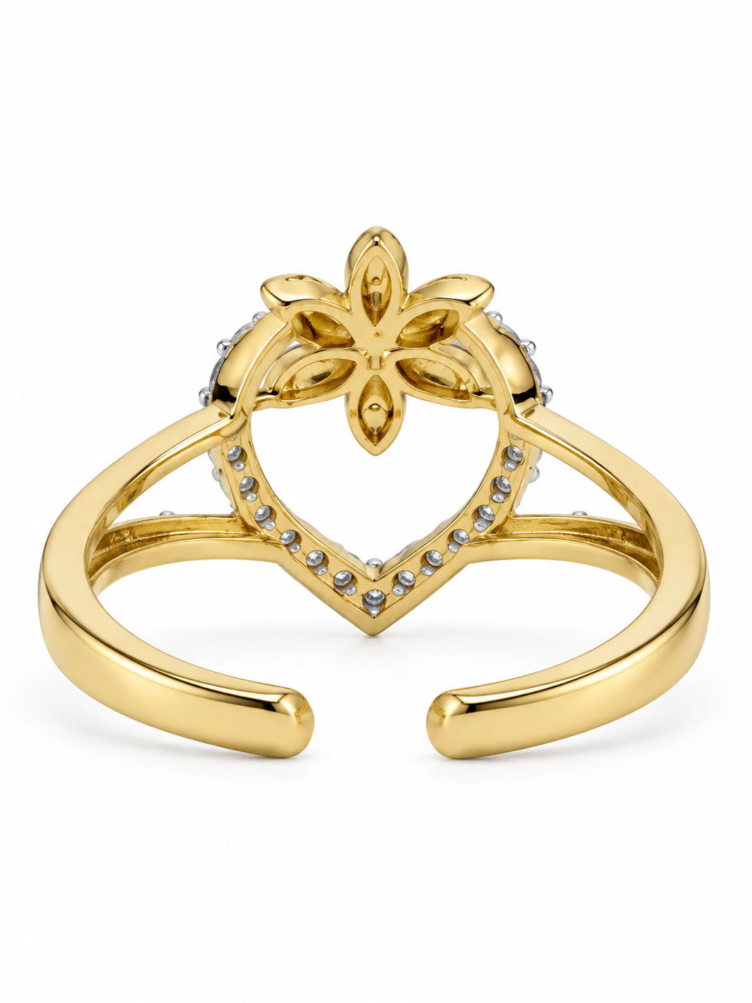 Gold Plated AD Finger Ring for Women