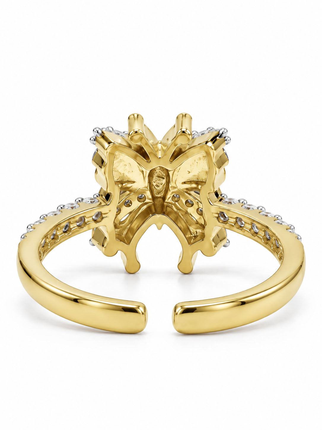 Gold Plated AD Finger Ring for Women
