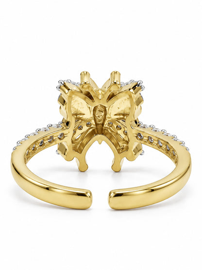 Gold Plated AD Finger Ring for Women