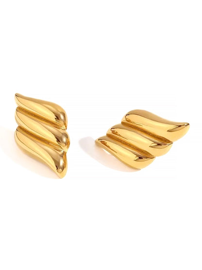 Stainless Steel Anti Tarnish Quirky Stud Earrings