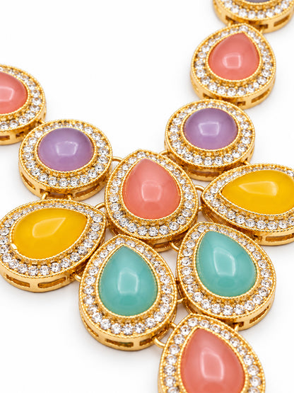 Multicolor Crystal Jewellery Set