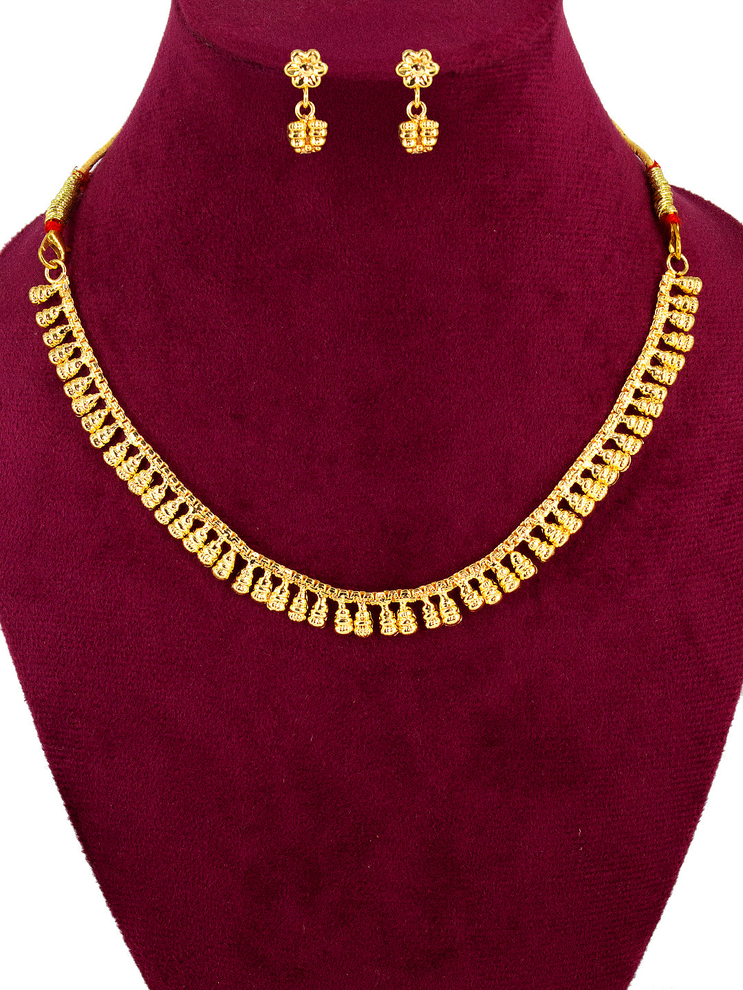 Minimal Gold-Plated Jewellery Set For Women And Girls