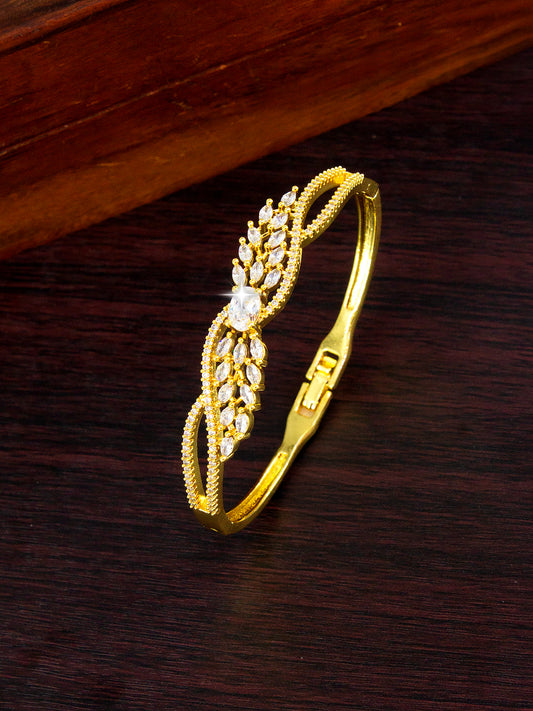 Gold Plated AD Designer Bracelet