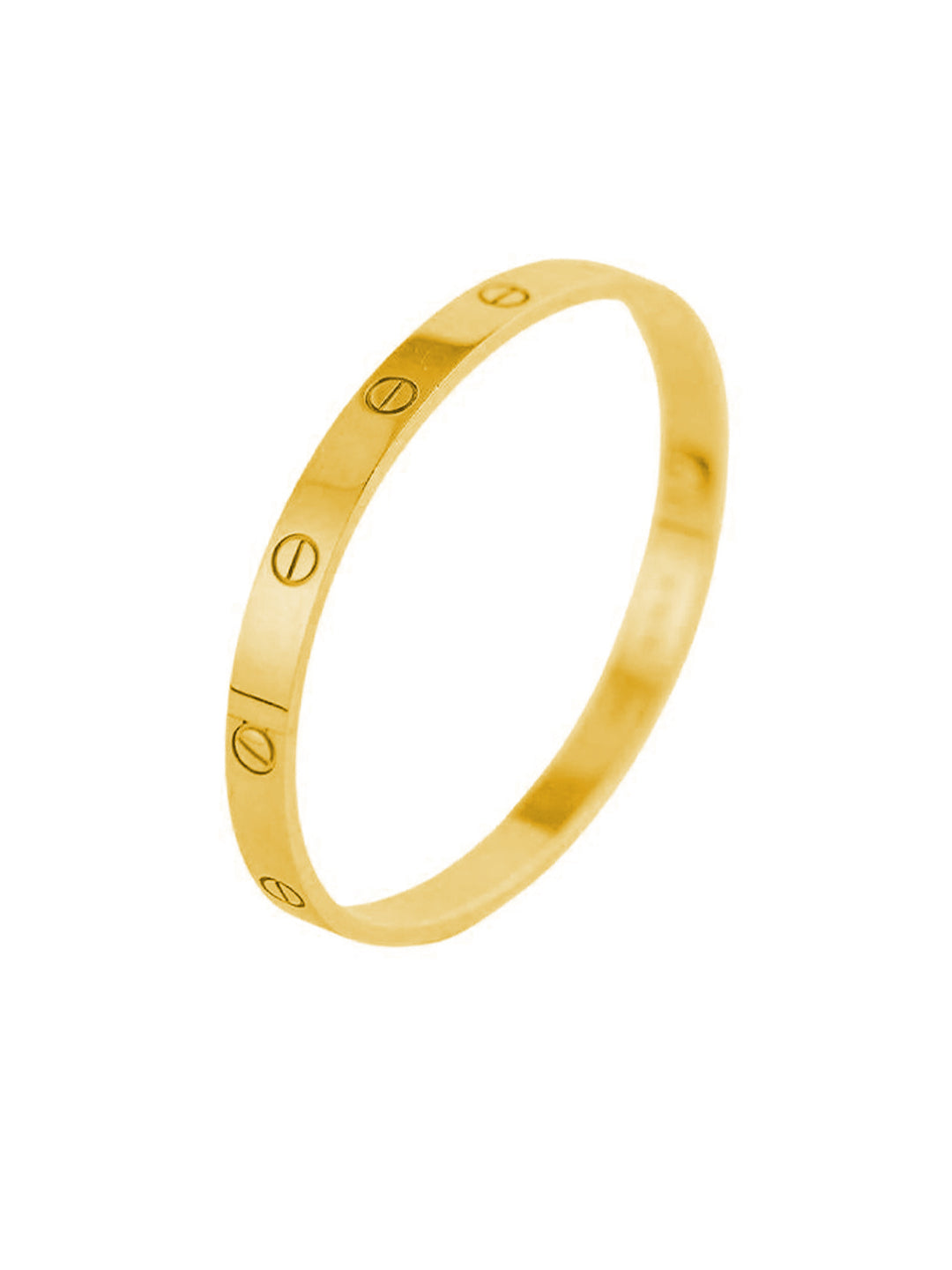 Pack of 2 Gold Plated Anti-Tarnish Stainless Steel Bracelet Set