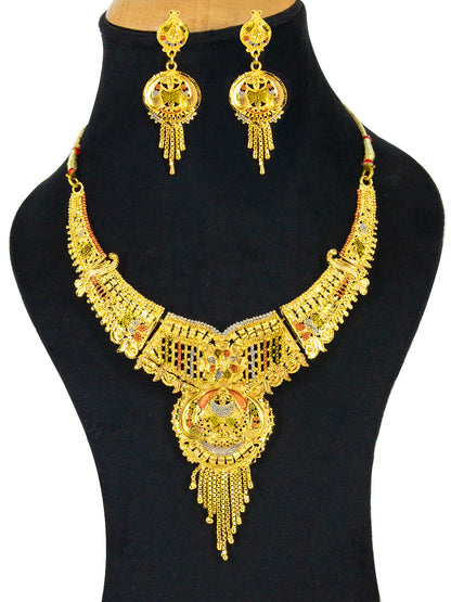 Gold-Plated Jewellery Set For Women