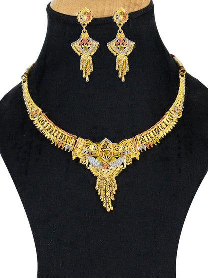 Traditional Gold-Plated Jewellery Set