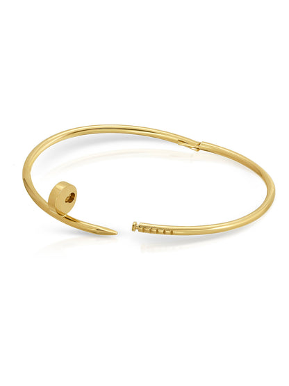 Pack of 2 Gold Plated Anti-Tarnish Stainless Steel Bracelet Set