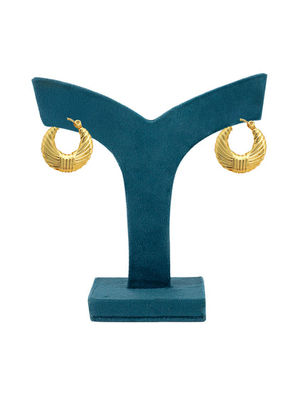 Stainless Steel Anti Tarnish Vintage Hoop Earrings