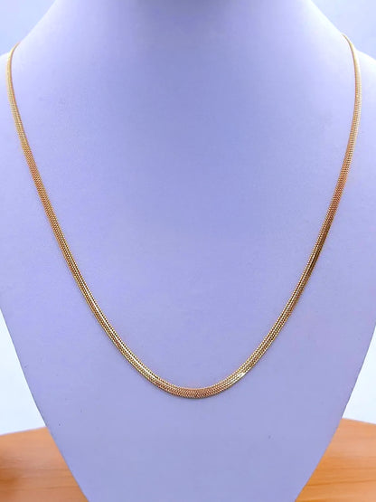 Minimal Stainless Steel Snake Chain Necklace