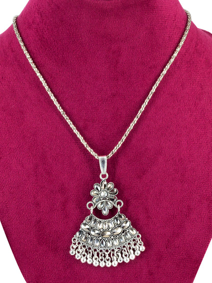 Set of 3 Oxidised Statement Long Necklaces