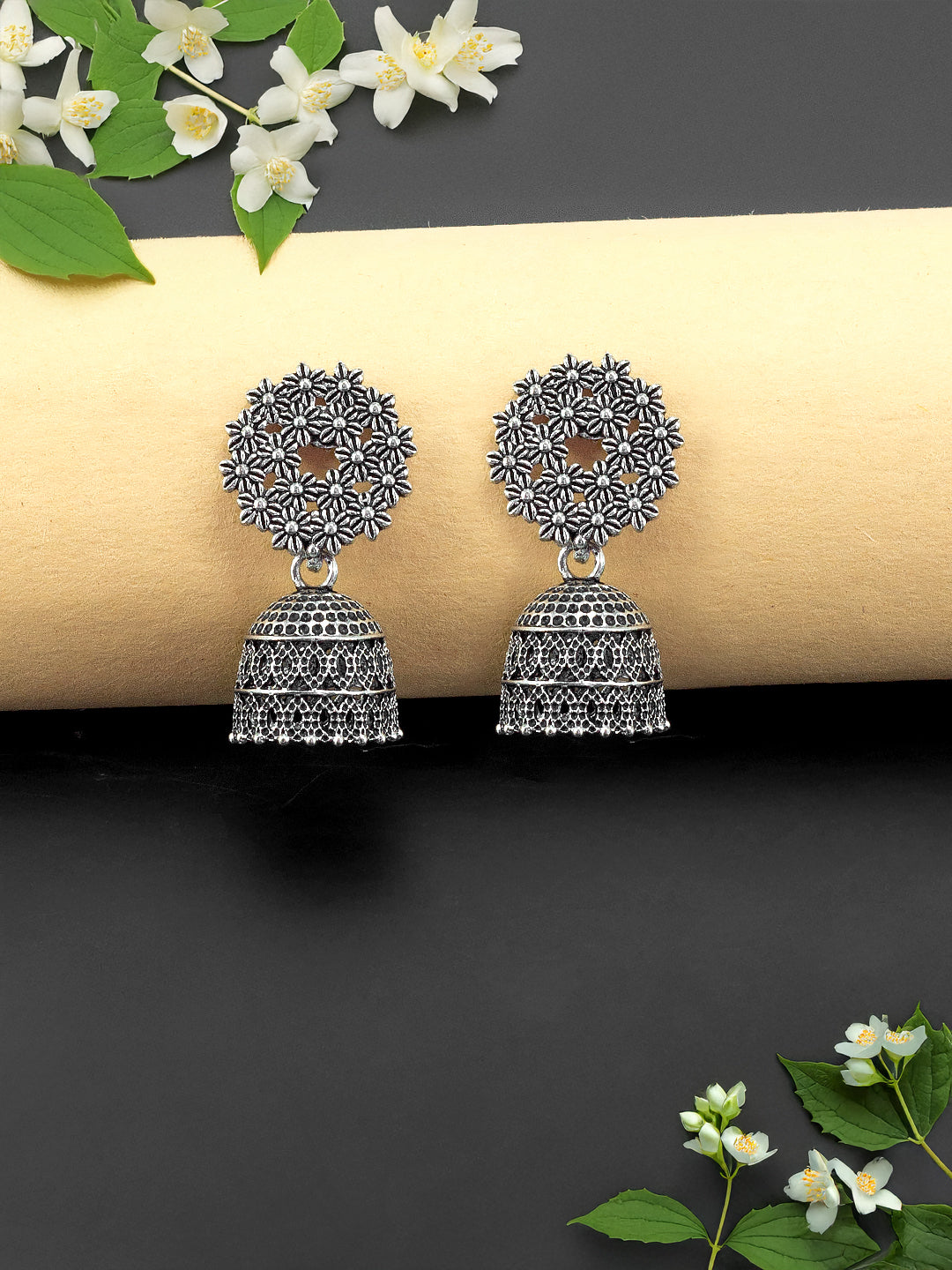 Pack of Six Small Jhumki Earrings
