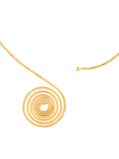 Spiral Hasli Necklace
