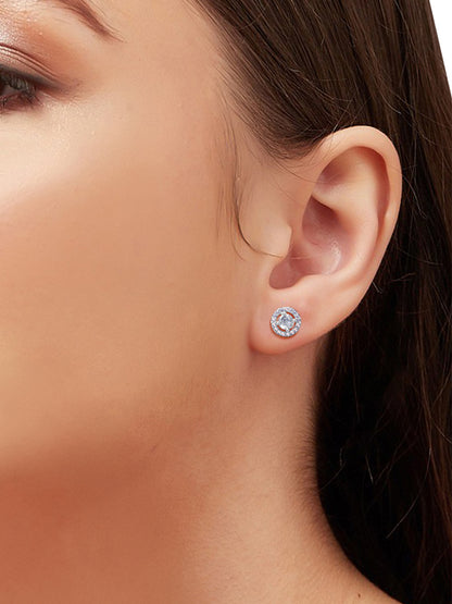 Pack of 3 Geometric AD Trendy Earrings