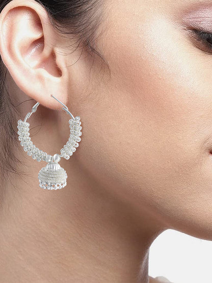 Pack of 3 Hoop Jhumka Earrings