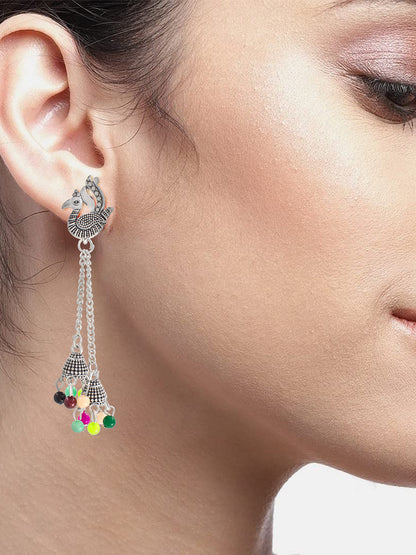 Pack of 4 Oxidized Jhumka Earrings