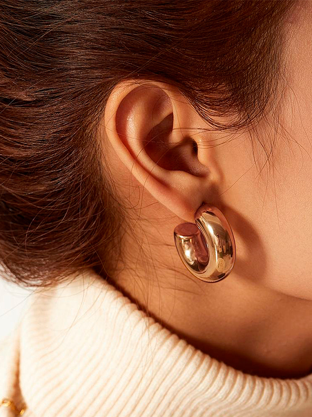 Half Hoop Earrings