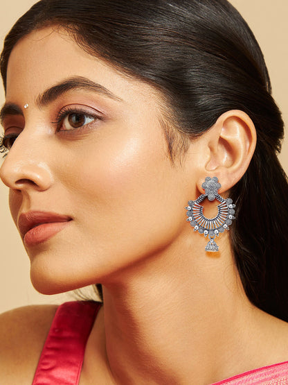 Floral Mini Chandbaali  Earrings