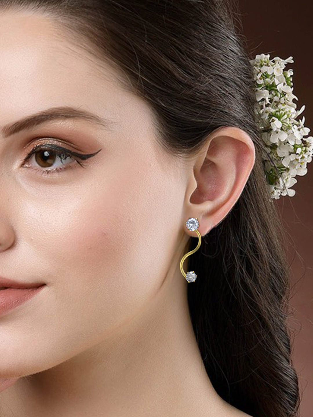 CZ Drop Earrings
