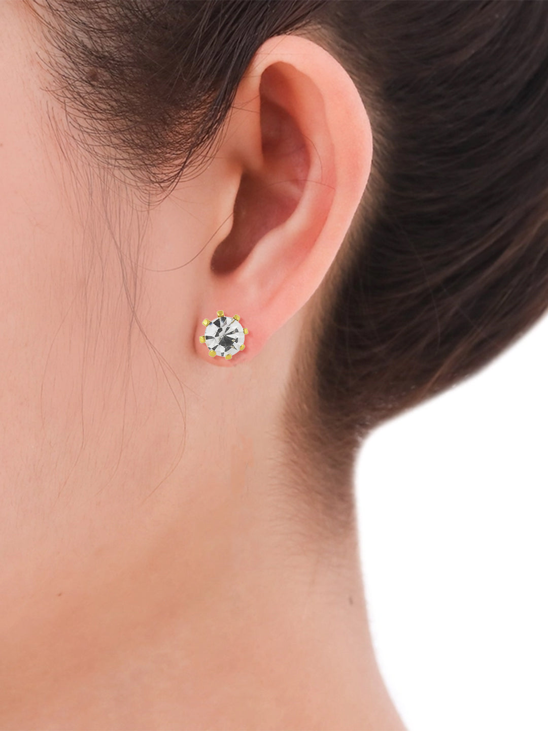 Pack of 7 Gold Plated Hoop, Jhumkas & Studs Earrings