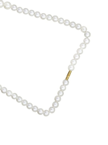 Gold Plated Pearl Beaded Moti Mala Necklace & Earrings