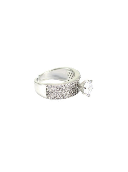 Solitaire AD Adjustable Ring